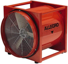 Allegro - 20" Inlet, Electric AC Axial Blower - 0.5 hp, 2,950 CFM (Two 90° Bends), 3,150 CFM (One 90° Bend) & 4,650 CFM (Free Air), Explosion Proof, 230 Max Voltage Rating - Strong Tooling