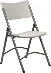 NPS - 18" Wide x 16-5/8" Deep x 32" High, Molded Resin Folding Chair - Gray - Strong Tooling