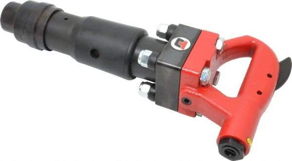 Universal Tool - 2,100 BPM, 3-3/4 Inch Long Stroke, Pneumatic Chipping Hammer - 30 CFM Air Consumption, 3/8 NPT Inlet - Strong Tooling