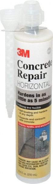 3M - 8.4 oz Cartridge Gray Urethane Filler/Repair Caulk - -60 to 250°F Operating Temp, 4 min Tack Free Dry Time, 1 hr Full Cure Time, Series 600 - Strong Tooling