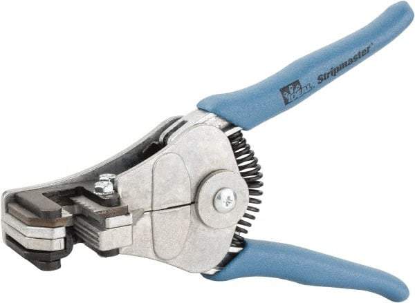 Ideal - 26 to 16 AWG Capacity Automatic Wire Stripper - 7" OAL, Plastic Cushion Handle - Strong Tooling