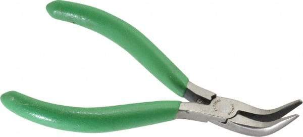 Xcelite - 5.7" Long, 15/16" Jaw Length, Smooth Jaw, Long Nose/Bent Nose Plier - Strong Tooling