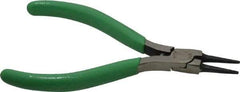 Xcelite - 4-1/2" OAL, 7/8" Jaw Length x 7/16" Jaw Width, Long Nose Side Cutting Round Nose Pliers - Standard Jaw, Standard Head, ESD Cushion Handles, with Spring - Strong Tooling