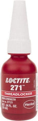 Loctite - 10 mL Bottle, Red, High Strength Liquid Threadlocker - Series 271, 24 hr Full Cure Time, Hand Tool, Heat Removal - Strong Tooling