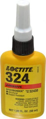 Loctite - 50 mL Bottle Structural Adhesive - 5 min Working Time, 3,000 to 3,600 psi Shear Strength, Series 324 - Strong Tooling