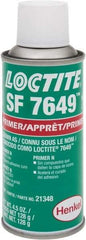 Loctite - 4.5 Fluid Ounce Can, Green, Liquid Primer - Series 7649 - Strong Tooling