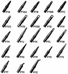 Weller - 3/32 Inch Point Single Flat Soldering Iron Tip - Series PT, For Use with Soldering Station - Exact Industrial Supply