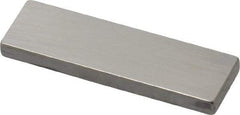 Mitutoyo - 0.1007" Rectangular Steel Gage Block - Accuracy Grade AS-1, Includes Certificate of Inspection - Strong Tooling