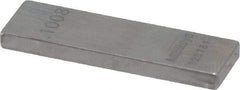 Mitutoyo - 0.1008" Rectangular Steel Gage Block - Accuracy Grade AS-1, Includes Certificate of Inspection - Strong Tooling