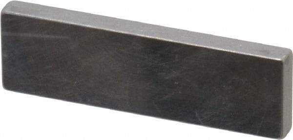 Mitutoyo - 0.112" Rectangular Steel Gage Block - Accuracy Grade AS-1, Includes Certificate of Inspection - Strong Tooling