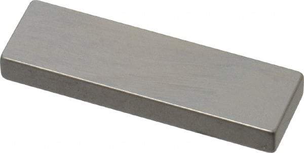 Mitutoyo - 0.136" Rectangular Steel Gage Block - Accuracy Grade AS-1, Includes Certificate of Inspection - Strong Tooling