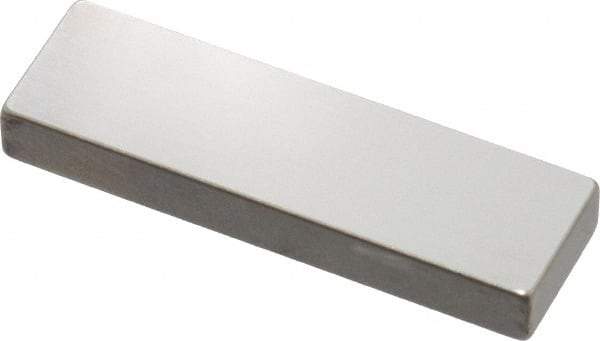 Mitutoyo - 0.144" Rectangular Steel Gage Block - Accuracy Grade AS-1, Includes Certificate of Inspection - Strong Tooling