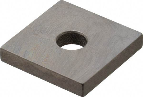 Mitutoyo - 0.16" Square Steel Gage Block - Accuracy Grade 0, Includes Certificate of Inspection - Strong Tooling