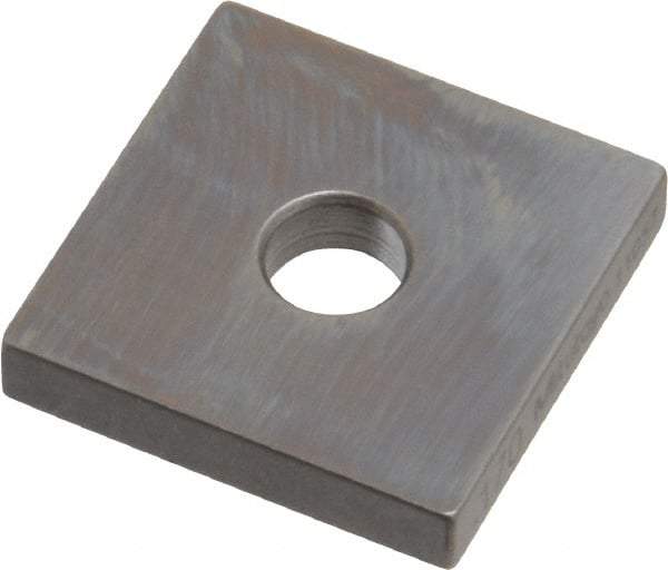 Mitutoyo - 0.17" Square Steel Gage Block - Accuracy Grade 0, Includes Certificate of Inspection - Strong Tooling