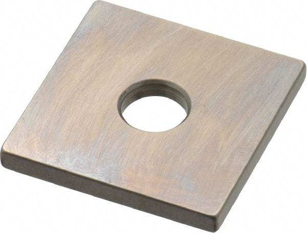 Mitutoyo - 0.105" Square Steel Gage Block - Accuracy Grade 0, Includes Certificate of Inspection - Strong Tooling