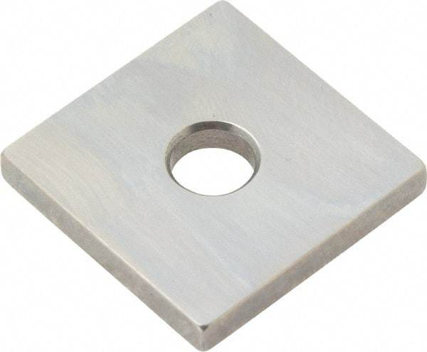 Mitutoyo - 0.134" Square Steel Gage Block - Accuracy Grade 0, Includes Certificate of Inspection - Strong Tooling