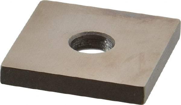 Mitutoyo - 0.136" Square Steel Gage Block - Accuracy Grade 0, Includes Certificate of Inspection - Strong Tooling