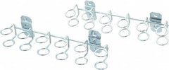 Triton - 3/4" ID, 9" Long 2 Pack, 9" Wide Multi-Ring Tool Holder 3/4" Ring ID & 1-3/4" Deep Pegboard Hooks - 1-3/4" Projection, Steel - Strong Tooling