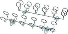 Triton - 9" Long Multi-ring Tool Holder Pegboard Hook - 1-3/4" Projection, Steel - Strong Tooling