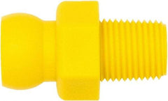 Loc-Line - 1/4" Hose ID, Male to Female Coolant Hose Connector - 1/8" NPT, For Loc-Line Modular Hose Systems - Strong Tooling