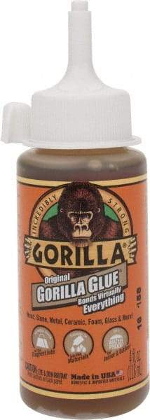 Gorilla Glue - 4 oz Bottle Brown All Purpose Glue - 20 min Working Time - Strong Tooling