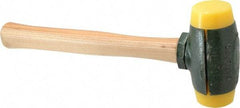 Garland - 2-3/4 Lb Head 1-3/4" Face Plastic Split Head Hammer - 12-3/4" OAL, Wood Handle - Strong Tooling