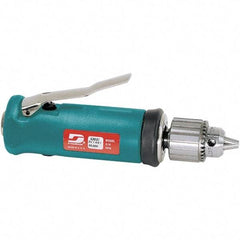 Dynabrade - 1/4" Keyed Chuck - Inline Handle, 20,000 RPM, 0.5 hp, 90 psi - Strong Tooling