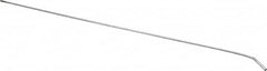 Schaefer Brush - 24" Long, 8-32 Female, Galvanized Steel Brush Handle Extension - 0.162" Diam, 8-32 Male, For Use with Tube Brushes & Scrapers - Strong Tooling