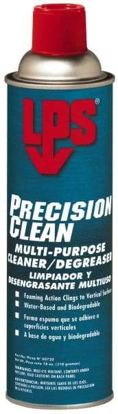 LPS - 18 oz Aerosol Cleaner/Degreaser - Liquid, Biodegradable Cleaner & Degreaser, Unscented - Strong Tooling