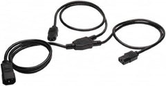 Tripp-Lite - Power Supply Y Splitter Dual Drive Cable - Use with Devices Requiring IEC-320-C14 Power Cable - Strong Tooling