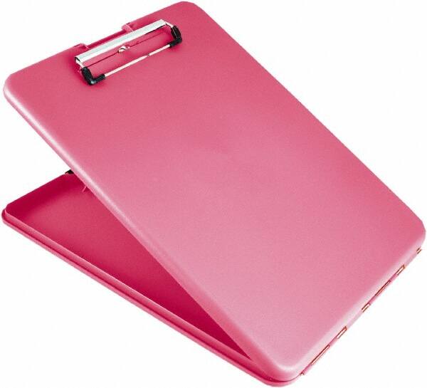 Saunders - 1-1/4" Long x 9-1/2" Wide, Clip Board - Pink - Strong Tooling