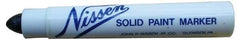 Markal - Black Solid Paint Marker - Soft Crayon Tip, Alcohol Base Ink - Strong Tooling