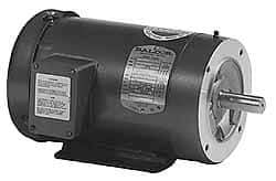 Baldor - 1/2 Max hp, 3,450 Max RPM, Electric AC DC Motor - 208, 230, 460 V Input, Three Phase, 56C Frame - Strong Tooling