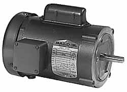 Baldor - 1 Max hp, 3,450 Max RPM, Electric AC DC Motor - 115, 230 V Input, Single Phase, 56C Frame - Strong Tooling