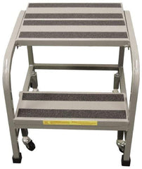 PW Platforms - 3 Step Stand - Office Mobile Stand, 300 Lb Capacity, 30" Platform Height, 20" Base Width x 28" Base Depth - Strong Tooling