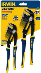 Irwin - 2 Piece GrooveLock Plier Set - Comes in Clamshell - Strong Tooling