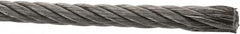 Value Collection - 1/4" Diam, Aircraft Cable - 5,300 Lb Breaking Strength, 6 x 37 IWRC - Strong Tooling