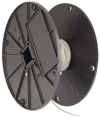 Value Collection - 1/16" x 3/64" Diam, Aircraft Cable - 270 Lb Breaking Strength, 7 x 7 Strand Core, Vinyl Coating - Strong Tooling