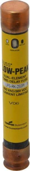 Cooper Bussmann - 300 VDC, 600 VAC, 25 Amp, Time Delay General Purpose Fuse - Fuse Holder Mount, 127mm OAL, 100 at DC, 300 at AC (RMS) kA Rating, 13/16" Diam - Strong Tooling