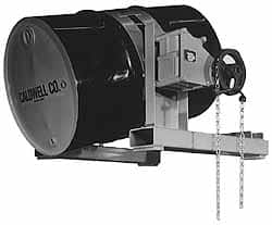 Caldwell - 2,000 Lb Load Capacity, Forklift Drum Rotator - Strong Tooling