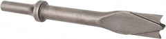 Made in USA - 6" OAL, 5/8" Shank Diam, Panel Cutter Chisel - Round Drive, Round Shank, Alloy Steel - Strong Tooling