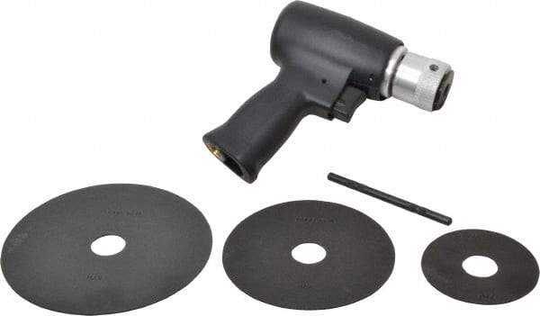 Florida Pneumatic - 3 to 5-1/2" Disc, 20,000 RPM, Pneumatic Handheld Disc Sander - 4 CFM, 1/4 NPT Inlet, 0.33 hp, 90 psi - Strong Tooling