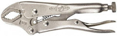 Irwin - 7" OAL Curved Jaw Locking Pliers - 3/4" Jaw Width, 1-7/8" Jaw Depth, 1-5/8" Jaw Opening, Standard Handle - Strong Tooling