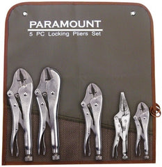 Paramount - 5 Piece Locking Plier Set - Strong Tooling