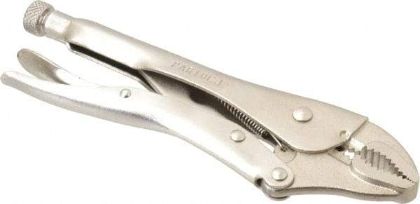 Paramount - 10" OAL Curved Jaw Locking Pliers - 1-7/8" Jaw Opening, Standard Handle - Strong Tooling