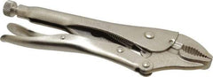 Paramount - 10" OAL Curved Jaw Locking Pliers - 1-7/8" Jaw Opening, Standard Handle - Strong Tooling