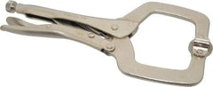 Paramount - 11" OAL C-Clamp Locking Pliers - 2-5/8" Jaw Depth, 3-3/8" Jaw Opening, Standard Handle - Strong Tooling