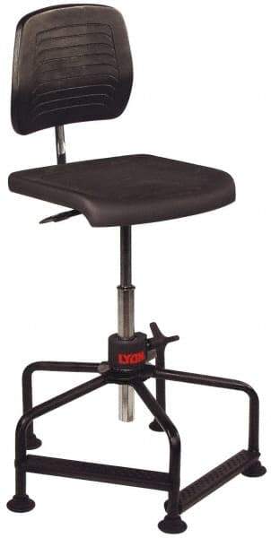 Lyon - Adjustable Chair - Polyurethane Seat, Black - Strong Tooling