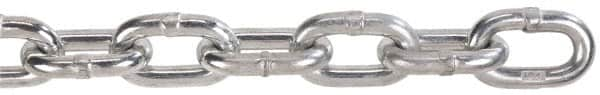 Peerless Chain - 75 Ft. Long, 5400 Lbs. Load Capacity, Carbon Steel High Test Chain - 43 Grade, 1.149 Inch Inside Long x 0.6 Inch Inside Wide - Strong Tooling