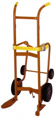 Wesco Industrial Products - 1,000 Lb Load Capacity, 55 Gal Drum Hand Truck - 23-3/4" Wide x 57-1/2" High, 4 Wheels - Strong Tooling